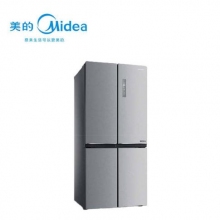 美的(Midea)513升十字對開門家用超薄電冰箱四門風冷無霜雙變頻一級能效 溫濕精控 抗菌保鮮